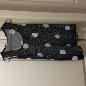 Loft Sequin polka dot tank top